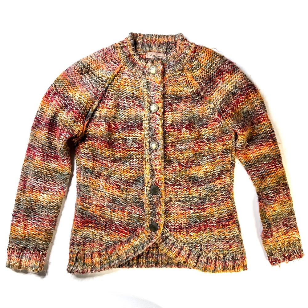 Multicolor Women's Cardigan Sweater